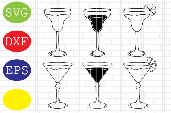 Download Cocktail Outline, Cocktail Silhouette - Cocktail Collection