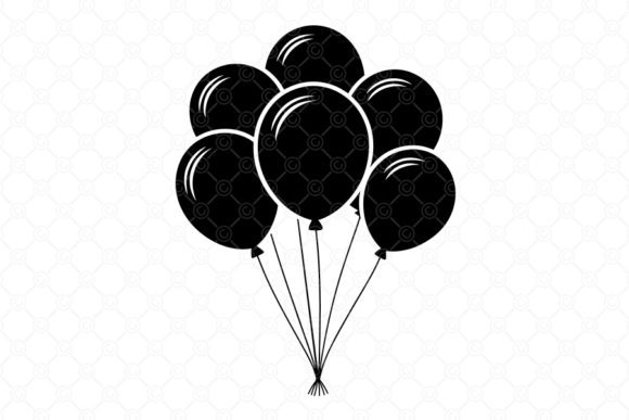 Download Balloon SVG, Helium Balloons SVG, 004 - Balloons Collection