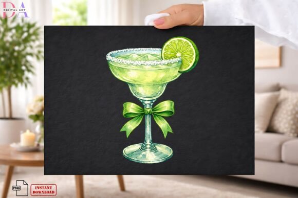 Download Tropical Margarita Cocktail Glass Png - Cocktail Collection